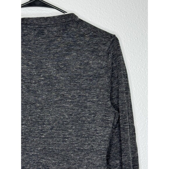Celio Long Sleeve Henley Shirt Mens Size Small Gray Cotton Polyamide Basics - Picture 9 of 15